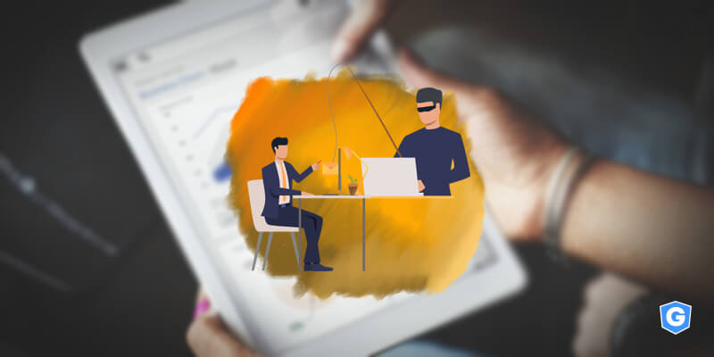 Hacker usando e-mail malicioso como vetor.